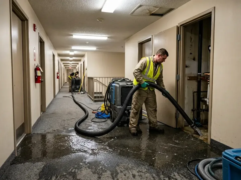 multi-unit-apartment-hallway-f-005 — frequently asked questions, Emergency Burst Pipe Water Extraction & Removal in Steep Fa…